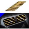 10 Pcs Car Air Vent Grille decoration Trim Sticker U Style Air Conditioner Outlet Decoration Strip Car Decoration