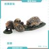 Simulated Forest Mammal Hedgehog Model, Hedgehog, Mouse, Melon-Stealing Badger, Static Desktop Decoration Ornament