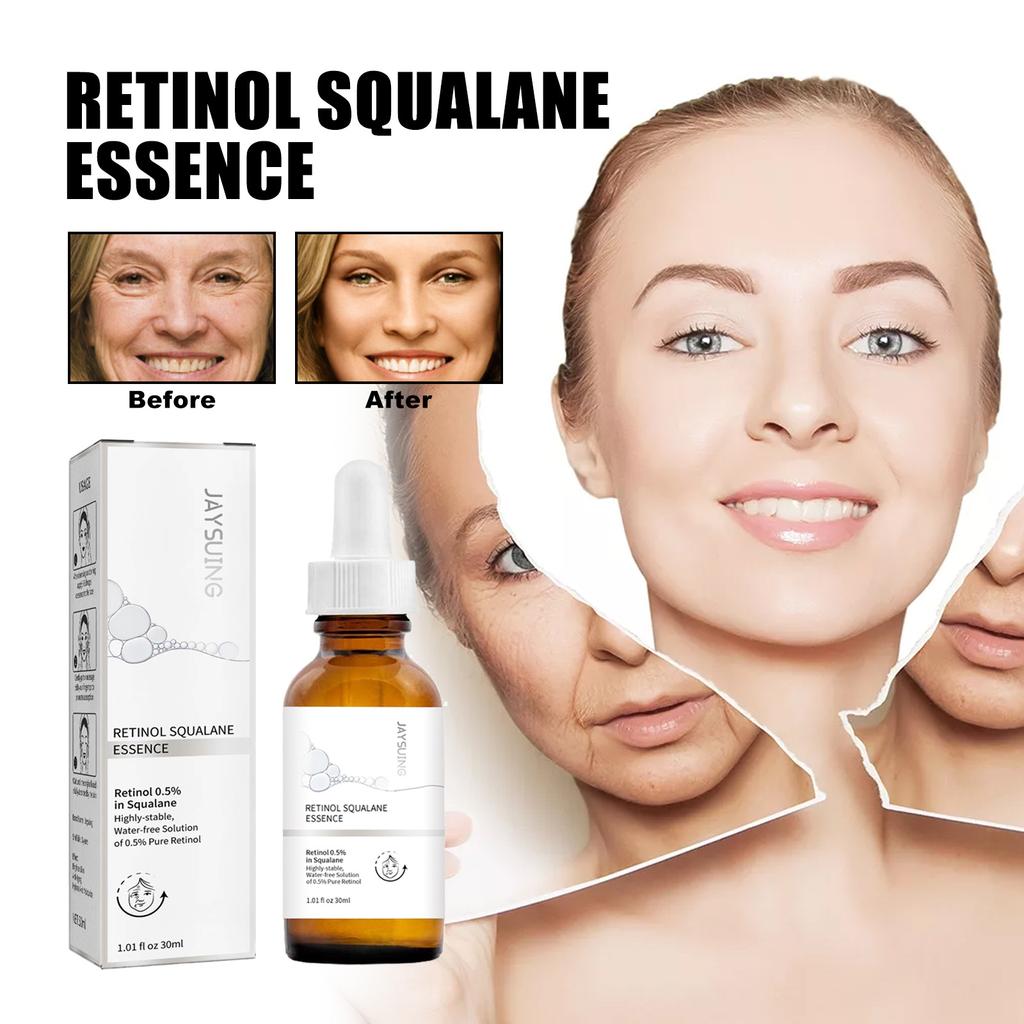 Retinol 0.5% Squalane Extract Wrinkle & Pigmentation Darkening & Moisturizing Skin Brightening Serum