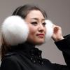 Luxury Women Winter Warm Real Fox Fur Earmuffs Fashion Lady 100% Natural Fox Fur Ear Muffs Thermal Girl Real Fox Fur Earmuff