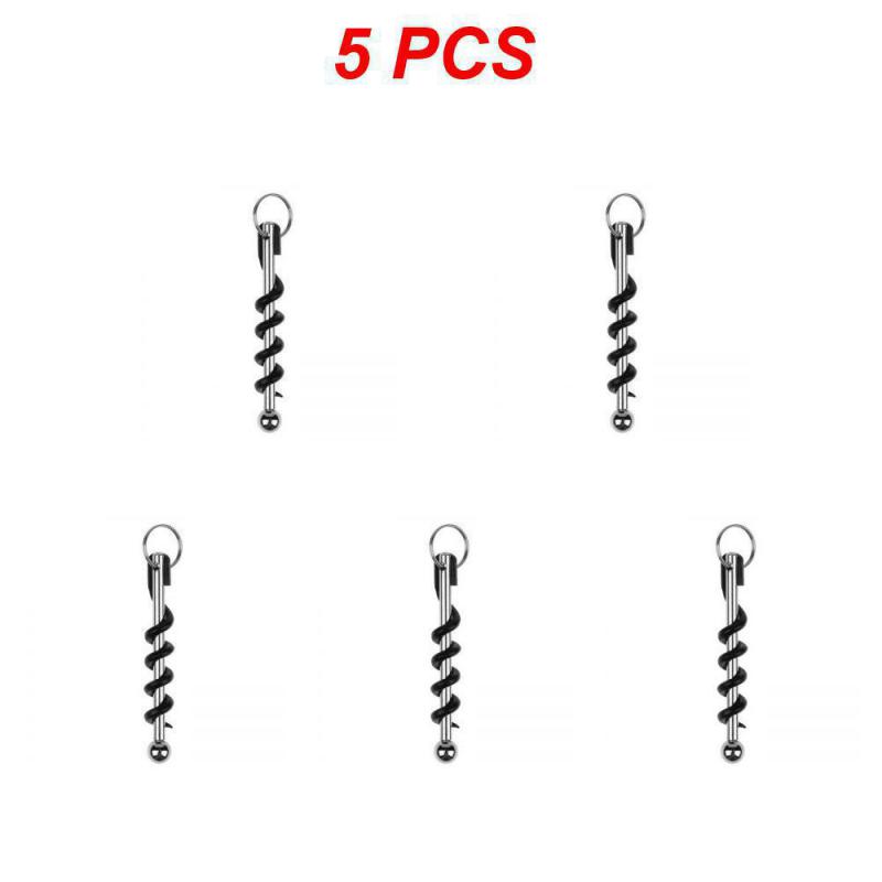 1/3/5/10pcs Creative Mini Wine Bottle Opener Stainless Steel Red Corkscrew Wine Bottle Opener Outdoor Camping Equipment Tool