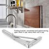 2Pcs Stainless Steel Triangular Folding Bracket Wall Shelf Support Heavy Duty Fixing Bracket