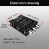 ZK-502T TPA3116D2 Bluetooth 5.0 Amplifier Board 50W×2 2.0 Channel Stereo Audio AMP with Independent Tone Control High Power Bass Amplifier Module