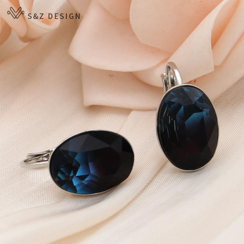 Модные овальные серьги в форме яйца с имитацией турмалина для женщин, свадебные серьги цвета розового золота, ювелирные изделия