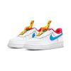 Nike Force 1 Toggle PS White Photo Blue Kids Sneakers University-Gold University-Red CU5287-105