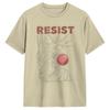Resist Statue Liberty Bubblegum Equality Retro Edgy Protest TShirt Unisex Cotton Tees O Neck Short Sleeve T Shirt New Arrival Tops