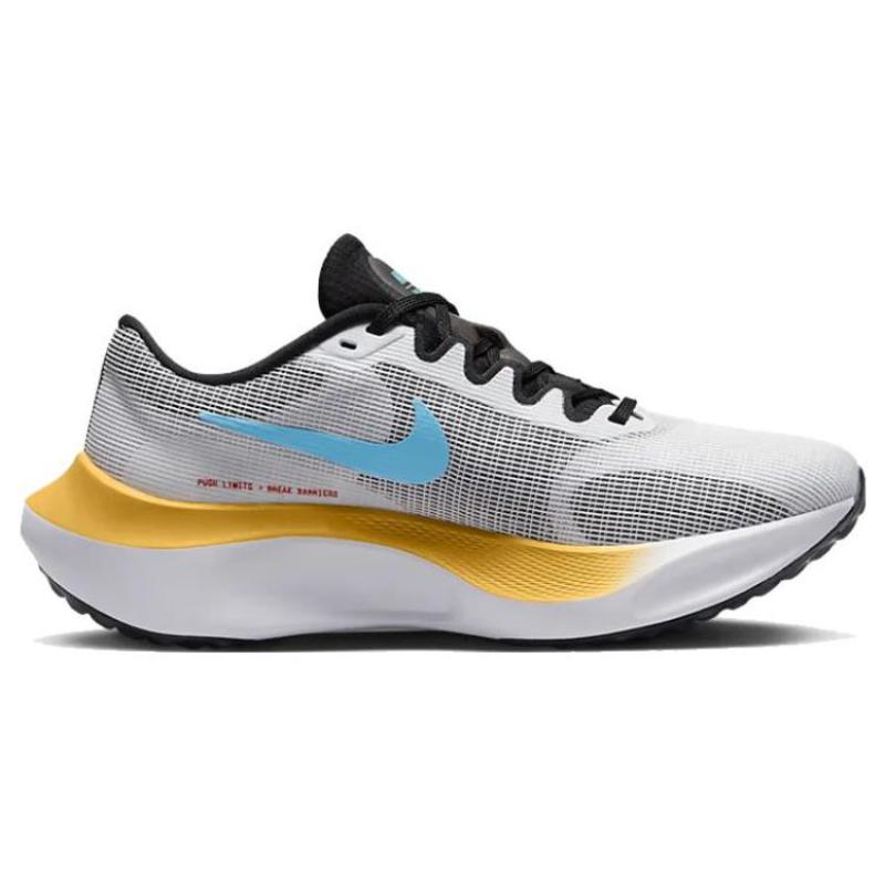 Nike Кроссовки женские Zoom Fly 5 Белые Пикантные Балтийский синий повседневные DM8974-002