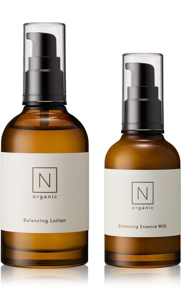 N Organic Basic Lotion Emulsion Set Balancing Lotion 100ml Milk 60ml Whitening Sensitive Skin Alcohol Free [Renewal Product]