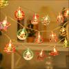 1.5m 10Led Christmas Light String Xmas Elk Santa Claus Xmas Tree Hanging Ornaments Merry Christmas Decor Happy New Year 2025