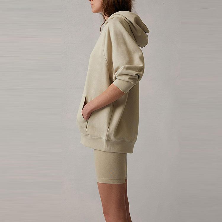 Fear of God Essentials Худи с 3/4 рукава Женское Худи Пшеничный FOG-SS22-208