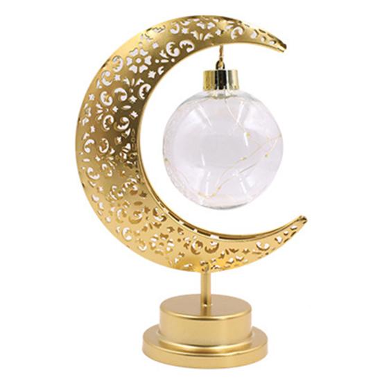 Металлическая светодиодная лунная лампа, мерцающее бесплатное мягкое освещение, креативный полый дизайн, ночник для спальни, украшение для прикроватной настольной лампы