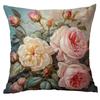 Новая Ретро Наволочка с Пионом, Домашняя, для Диванной Подушки