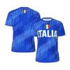 Italia Flag 3D Printed Jersey Summer Fashion Short Sleeve Casual Mens Sports T Shirt Quick Dry Breathable Football T-shirts