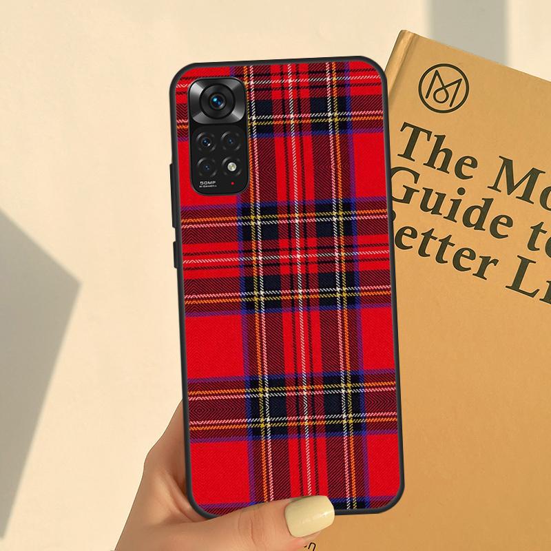 Чехол с узором в клетку Clan Stewart Dress Tartan для Xiaomi Redmi 12C 10A 10C 9C Note 12 Pro 11 Pro 10 Pro 9 8 Pro 10S 11S 12S