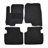 Tapis De Sol - Mitsubishi Colt 2008-2013 - Velours Noir - 3 Pièces - Antidérapant Et Imperméable