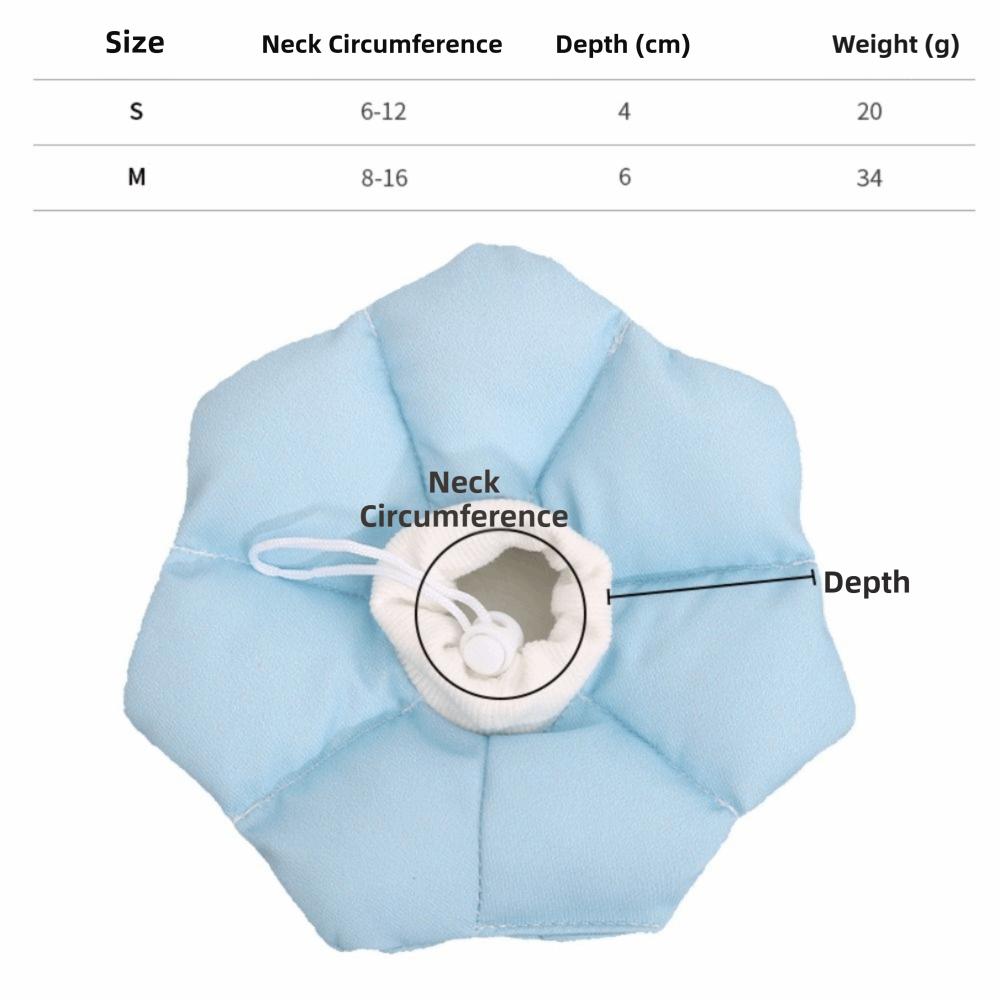 Breathable Soft Stop Licking Collar Adjustable Rabbit Protective Collar Chinchilla