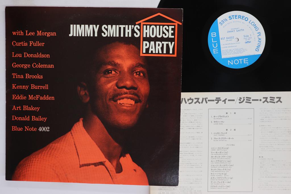 Виниловая пластинка JIMMY SMITH House Party GXK8227 BLUE NOTE 1981 Япония Джаз Б/У