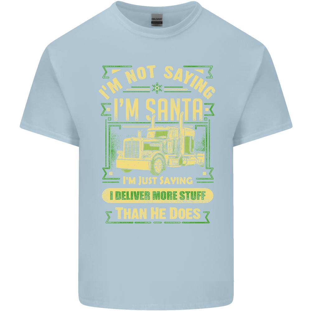 Not Santa Delivery Driver Christmas Funny Unisexs Cotton TShirt Tee Top