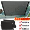 Telescopic Car Sunshade Curtain Heat Insulation Curtain Heat Insulation Curtain Side Window Sun Shade Cover Accessories