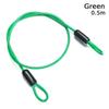 0.5/1/2Meters Anti-theft Ropes MTB Bike Rope Bicycle Lock Wire Steel Cable Lock Cycling Strong Wire Road Bike Lock 4