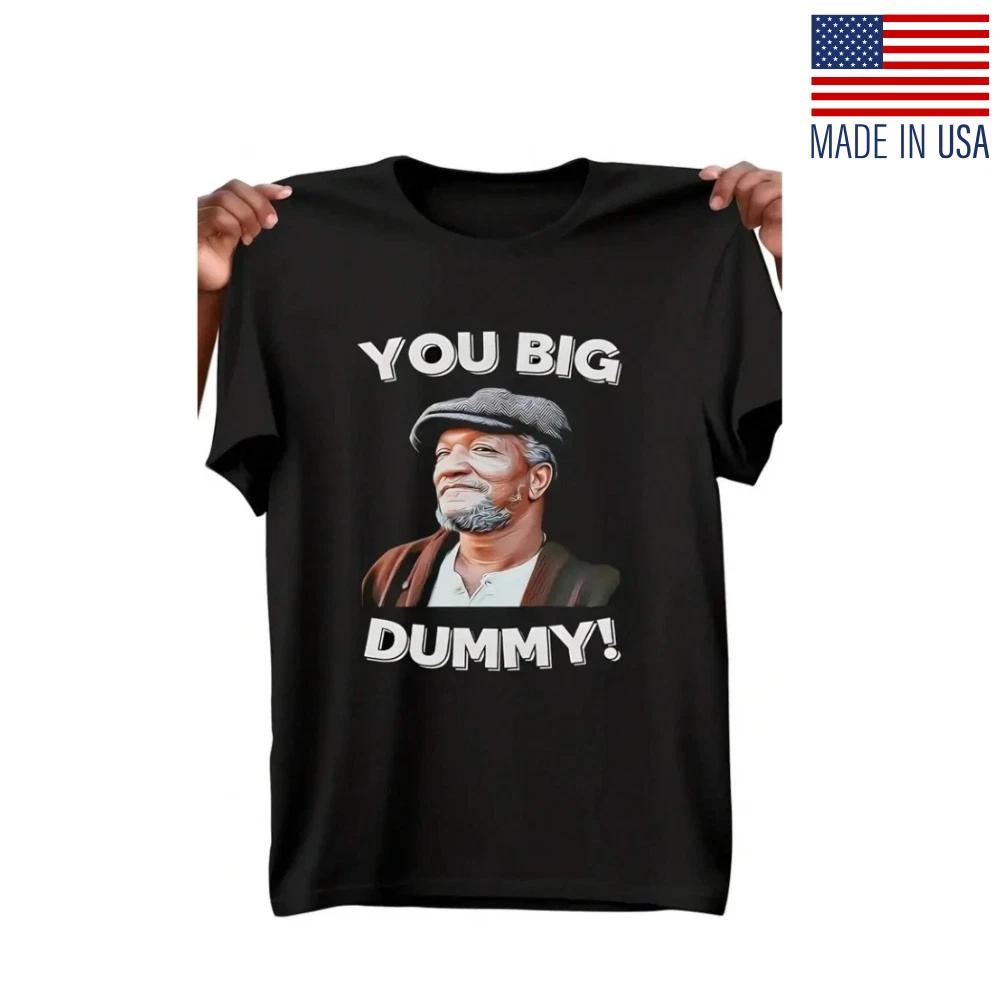 You Big Dummy Funny TV Print T-Shirt, Seasonal Casual Men's T-Shirt,Reprint