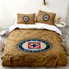 CruzAzul 3pc set Perfect for bedroom use Comfortable bedding set includes a duvet cover and two pillowcases Ideal birthday or Christmas gift