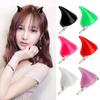 Girls Women Halloween Horn Hair Accessories OX Horn Hairpins Hair Clips Costume Pin Small Demon