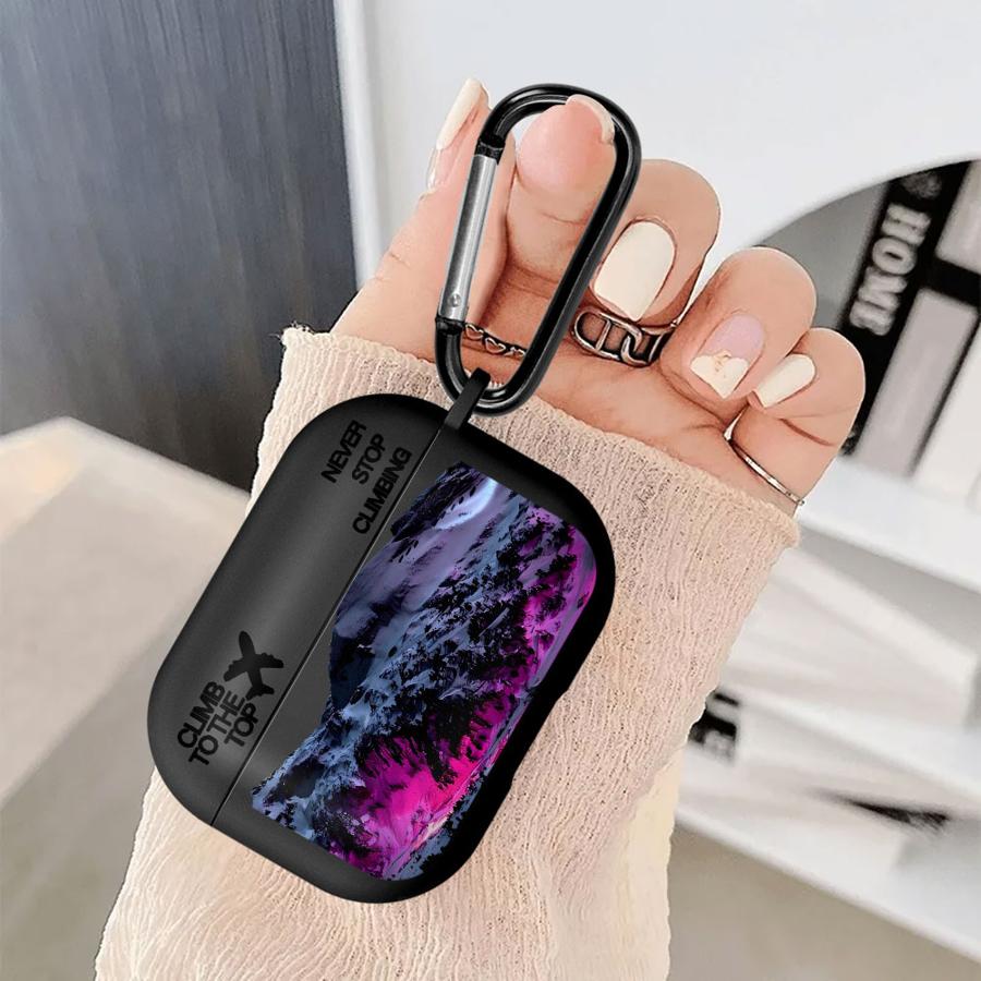 Чехол для наушников Чехол-крышка Для Airpods 3 Pro2 Pro3 1 Pro 4 2 Снежная гора Самолет