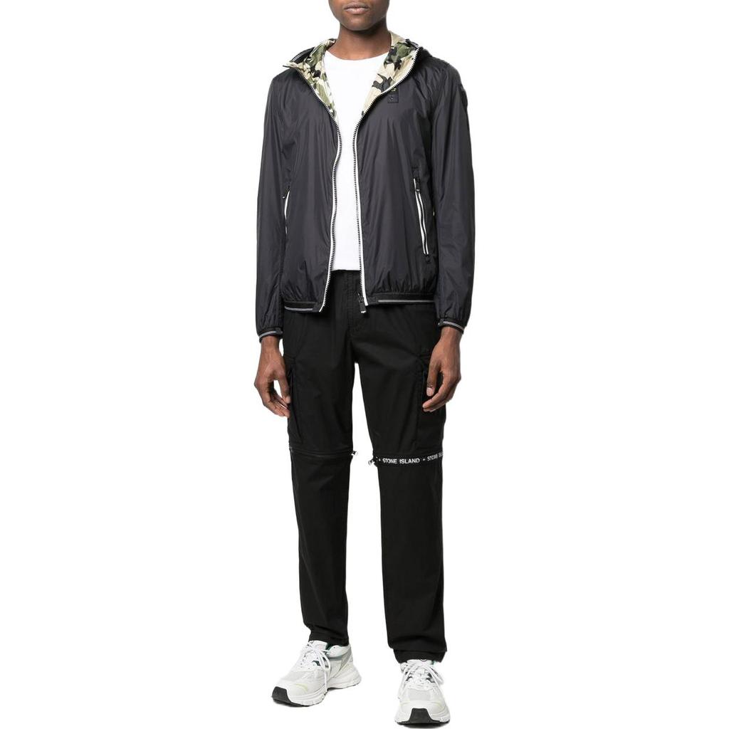 STONE ISLAND Casual Pants Men's Black Moderate Straight Fit Pants 7615325E4-V0029