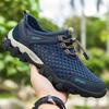 [Automatic Distribution] Men's Shoes Summer Men's Sports Casual Shoes Mesh Outdoor Lightweight Breathable Hollow Shoes
