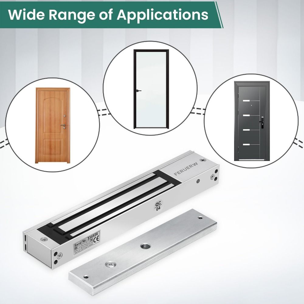 60/280KG Holding Force Electromagnet Lock Magnetic Door Access Control Lock Escaping Room
