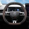 Чехол из замши для руля автомобиля для MG ZS HS ES5 2025 Автомобильные аксессуары для интерьера
