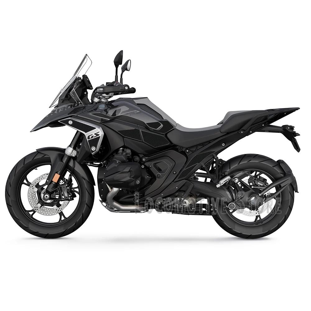 NEW R1300GS Triple Black Motorcycle Accessories Tank Pad 3D Epoxy Resin Sticker Protection Kit for R 1300 GS  2023-2024