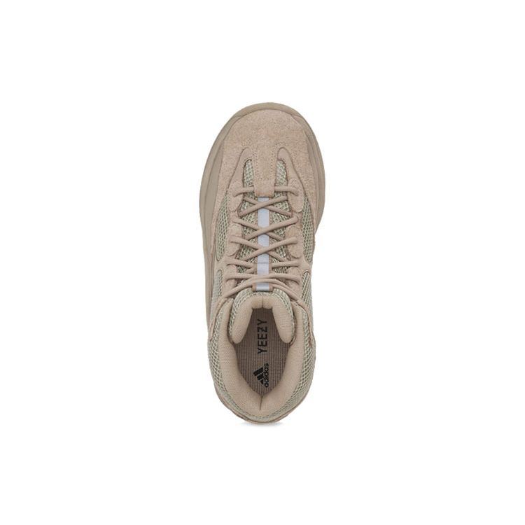 adidas Оригинальные ботинки Yeezy DSRT Коричневый камень Кожа Прочные Амортизирующие Короткие Уличные Ботинки Унисекс EG6462-2019