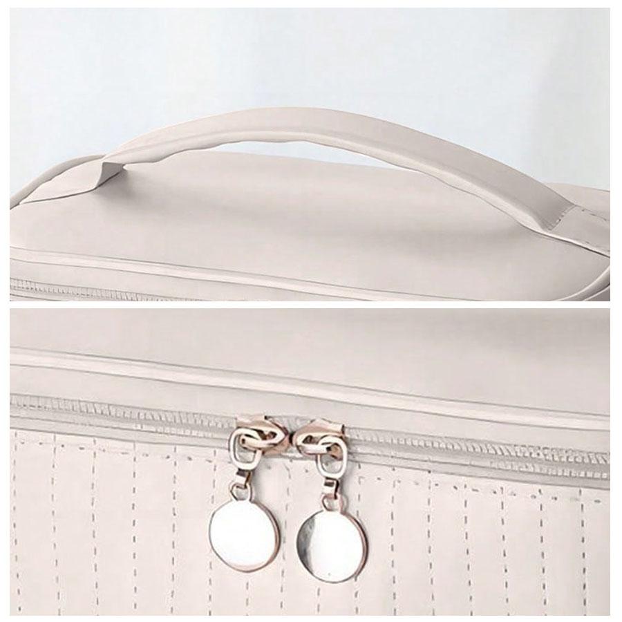 Косметички для женщин, дорожные туалетные принадлежности, милые чехлы, сумка, портативный однотонный органайзер для макияжа, косметичка из кожи