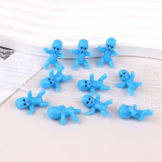 30 шт. Мини-фигурки для младенцев, многоразовые детские украшения, несъедобные украшения для торта
