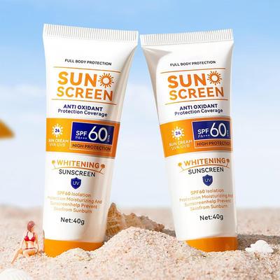 Увлажняющий солнцезащитный крем SPF 60 Защита от ультрафиолета Уменьшает загар Улучшает восстановление Ожоги на открытом воздухе Длительный солнцезащитный крем Нежирный солнцезащитный крем