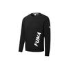 Printed Crew Neck Casual Long Sleeve Sweatshirt Men Sweatshirt Black 580869-01