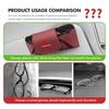 kycp1 Car Glasses Box Leather Eyeglass Case Sun Visor Lenses Holder Accessories For Mitsubishi Outlander Lancer Cross Colt Xpander