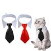 Галстук-бабочка для щенка, регулируемый галстук для питомца, костюмный формальный ошейник для маленьких собак и кошек, галстуки для груминга щенков, 1 шт.