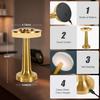 Cordless Table Lamp, Portable LED Desk Lamp, Table Sensor Control Beside Lamps, Kids Night Light with Stepless Dimming & Charging Completed Tip Light
