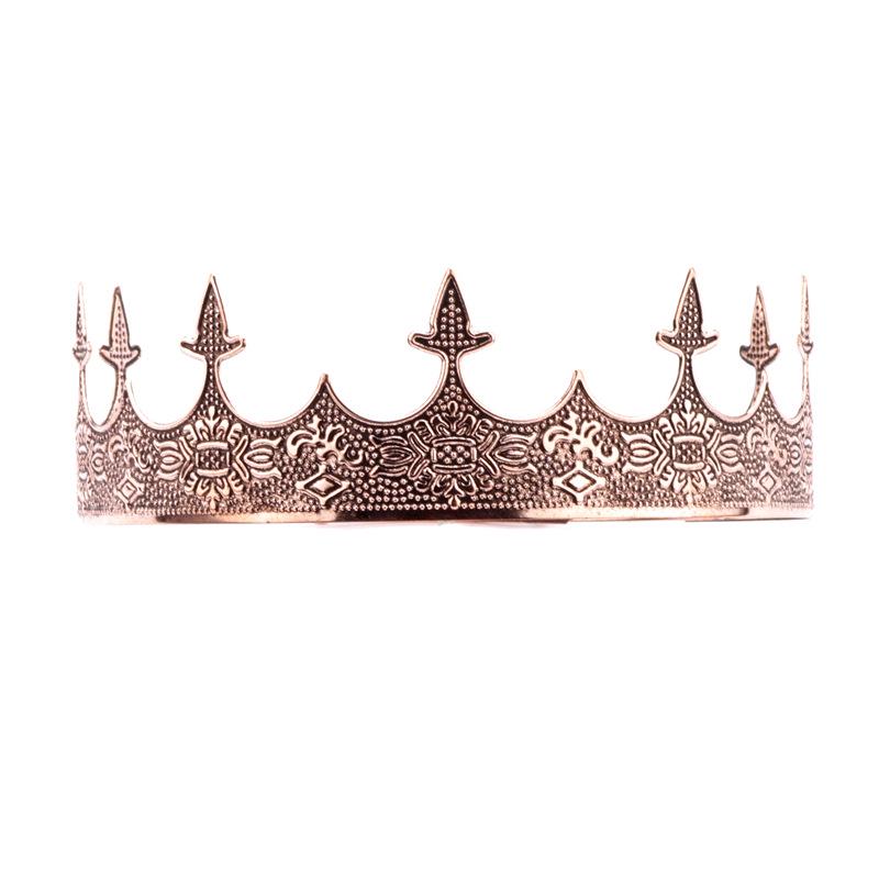 Королевская Мужская Корона для Свадеб, Дней Рождения, Вечеринок и Хэллоуина