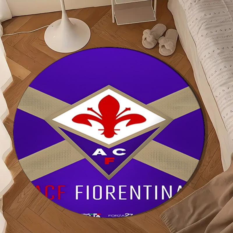Fiorentina Football Club Round mat Home Decor, Chair rug For livingroom,Bedroom, doormat home decor Birthday Gift Christmas Gifts