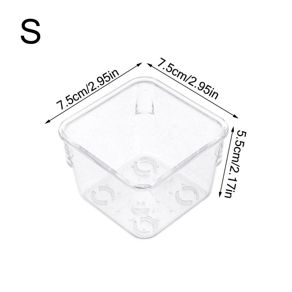 S/M/L/XL/XXL Настольный ящик для хранения Прозрачный органайзер для косметики Коробки Прочный органайзер для хранения