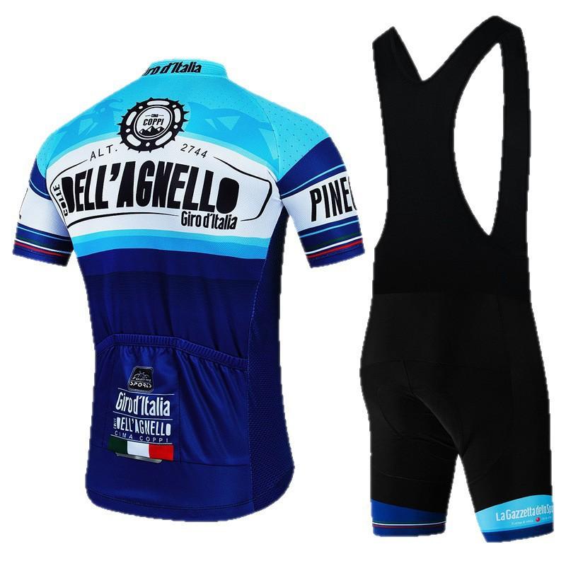 Mens Cycling Jersey Set Short Sleeve Breathable Quick-Dry Bike Apparel Riding Kit