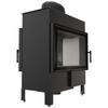 Steel fireplace KRATKI LUCY TUNNEL 14 kW Ø 200