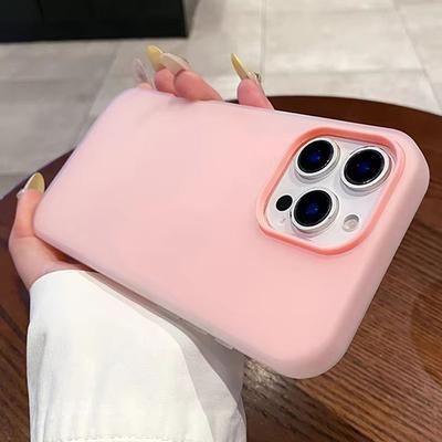 Роскошный Мягкий Матовый Силиконовый Чехол-Конфета Для iPhone 17 16 15 14 13 12 11 Pro Max 16 Plus Однотонный Ударопрочный Бампер Задняя Крышка