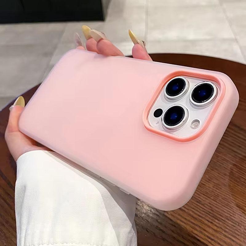 Роскошный Мягкий Матовый Силиконовый Чехол-Конфета Для iPhone 17 16 15 14 13 12 11 Pro Max 16 Plus Однотонный Ударопрочный Бампер Задняя Крышка