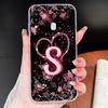 For Samsung Galaxy A20 A20S A21 A30 A30S Phone Case Butterfly Letters Soft TPU Clear Silicone Shell For Galaxy A 20 A 30 Housing
