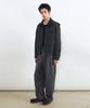 INSILENCE Striped Trucker Pants Grey